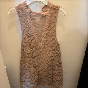 Altar’d StateSleeveless Top in Tan